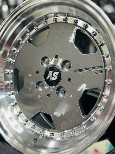 15” AS- PERFORMA M/ BLOCK 4/100 WHEELS