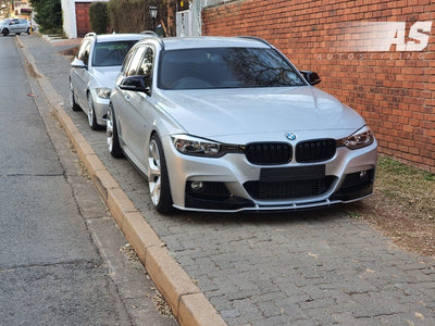 BMW F30 3D 4pce PLASTIC FRONT SPOILE