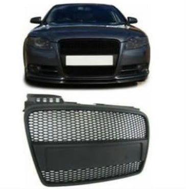 Audi A4 2008-2012 debadged grill gloss black