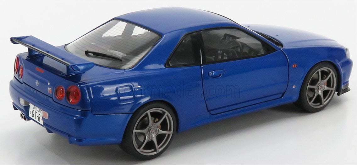 SOLIDO 1:18 SCALE MODEL CAR NISSAN GTR R34 (1999)