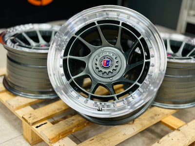 15” AS-7158  GUNMETAL 4/100 4/114 wheels