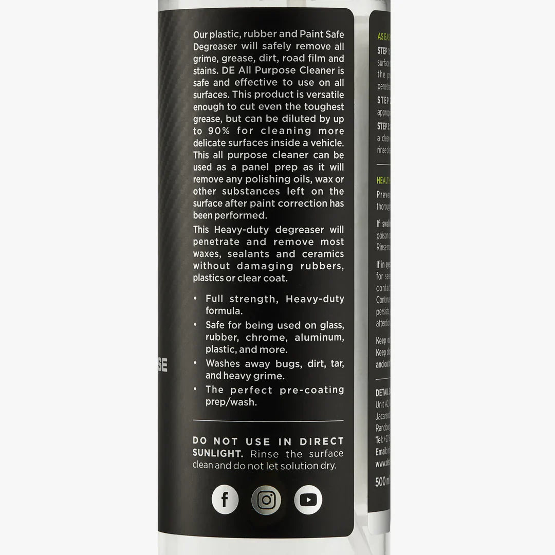 DETAILEASE All Purpose Cleaner - Heavy Duty Degreaser