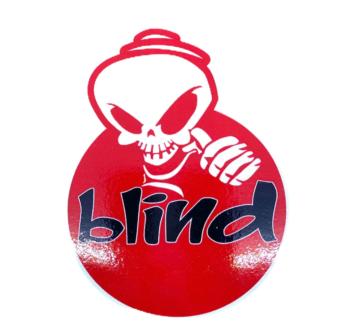 BLIND RED STICKER