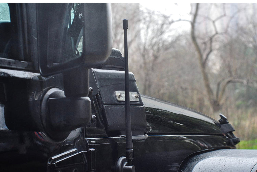 JEEP RYDONAIR 13” RUBBER/CARBON REPLACEMENT ANTENNA