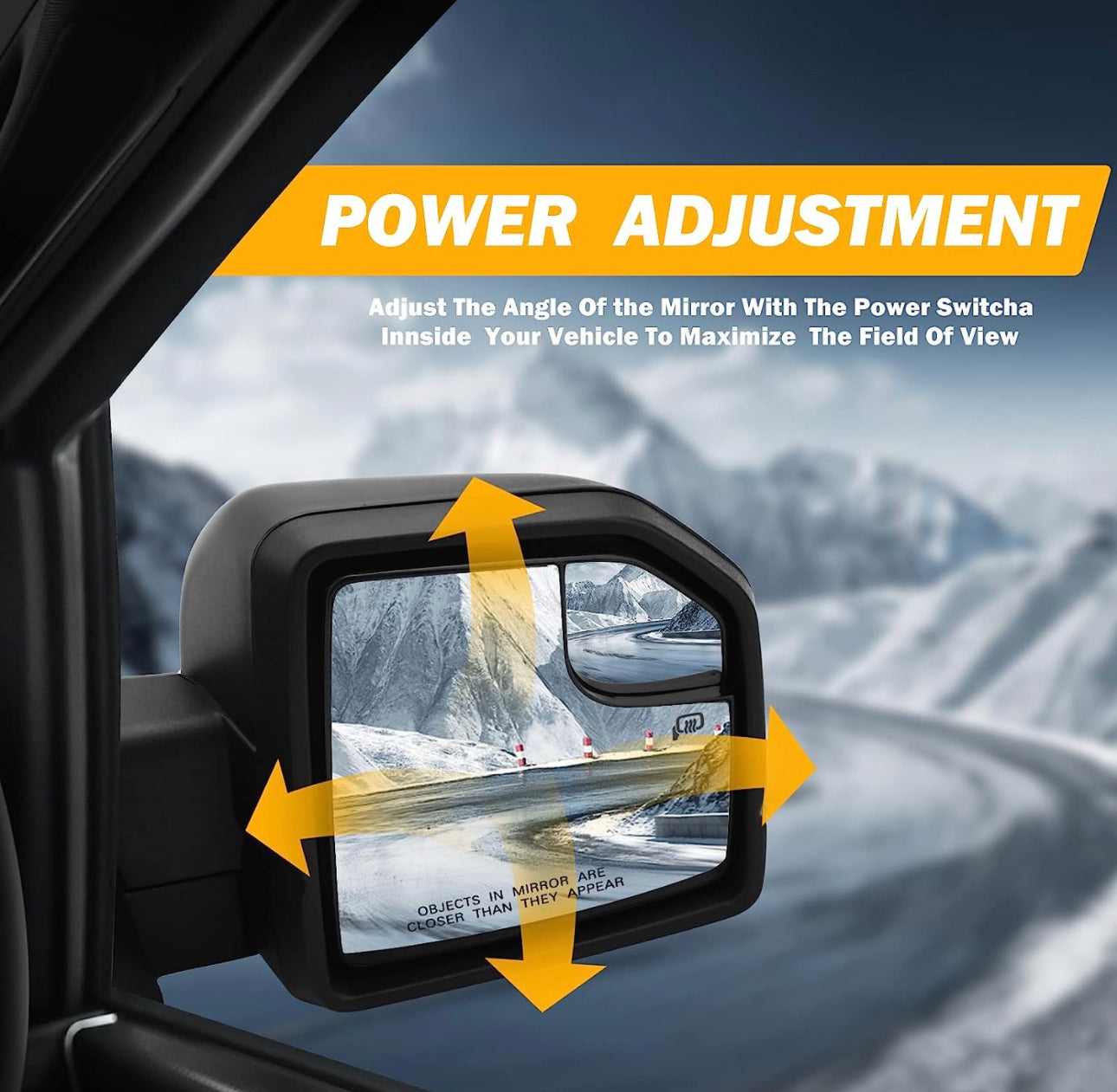 Ford RANGER 2012 up Mirrors F150 raptor style