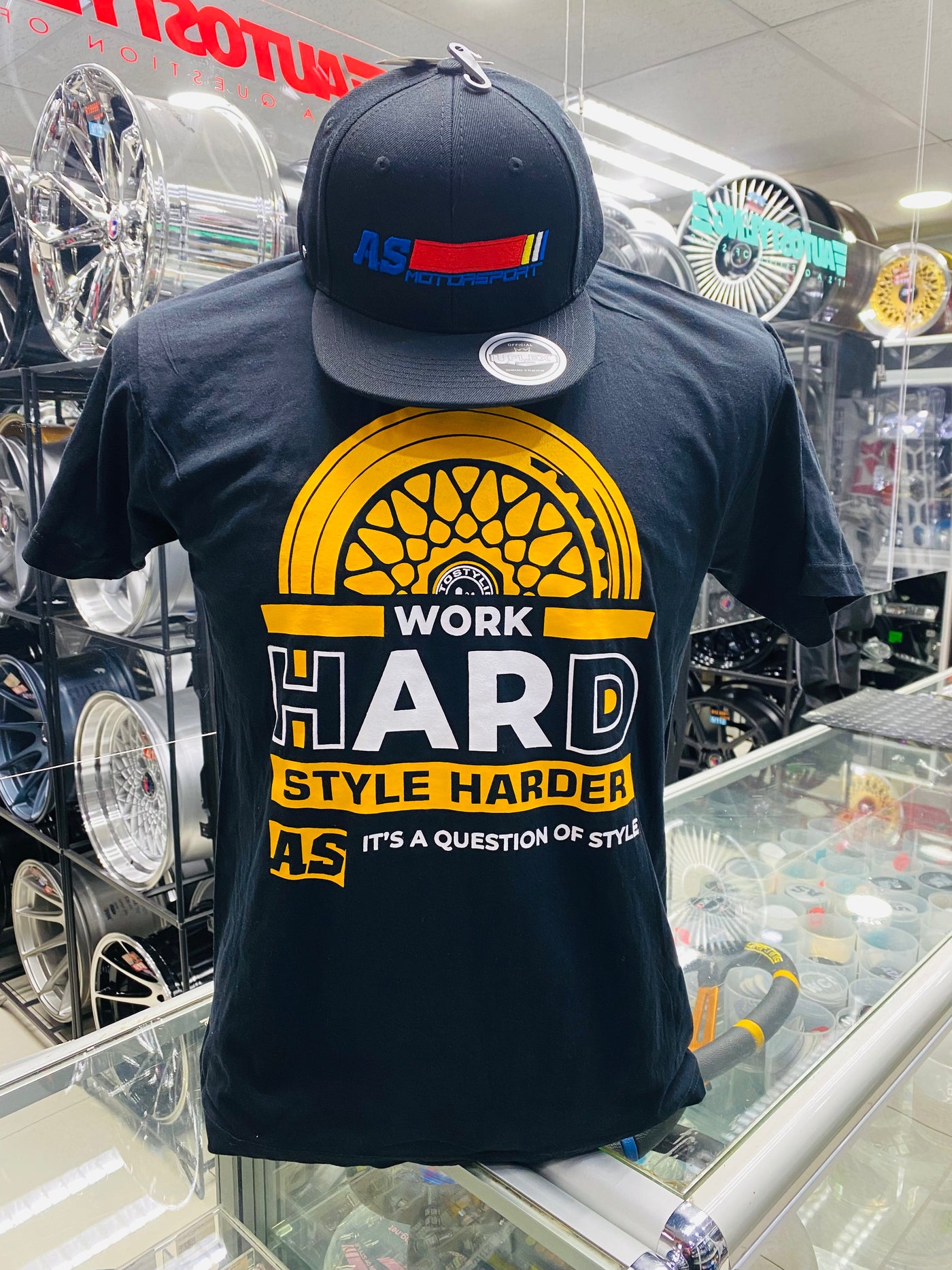 AS WORKHARD T-SHIRT BLACK