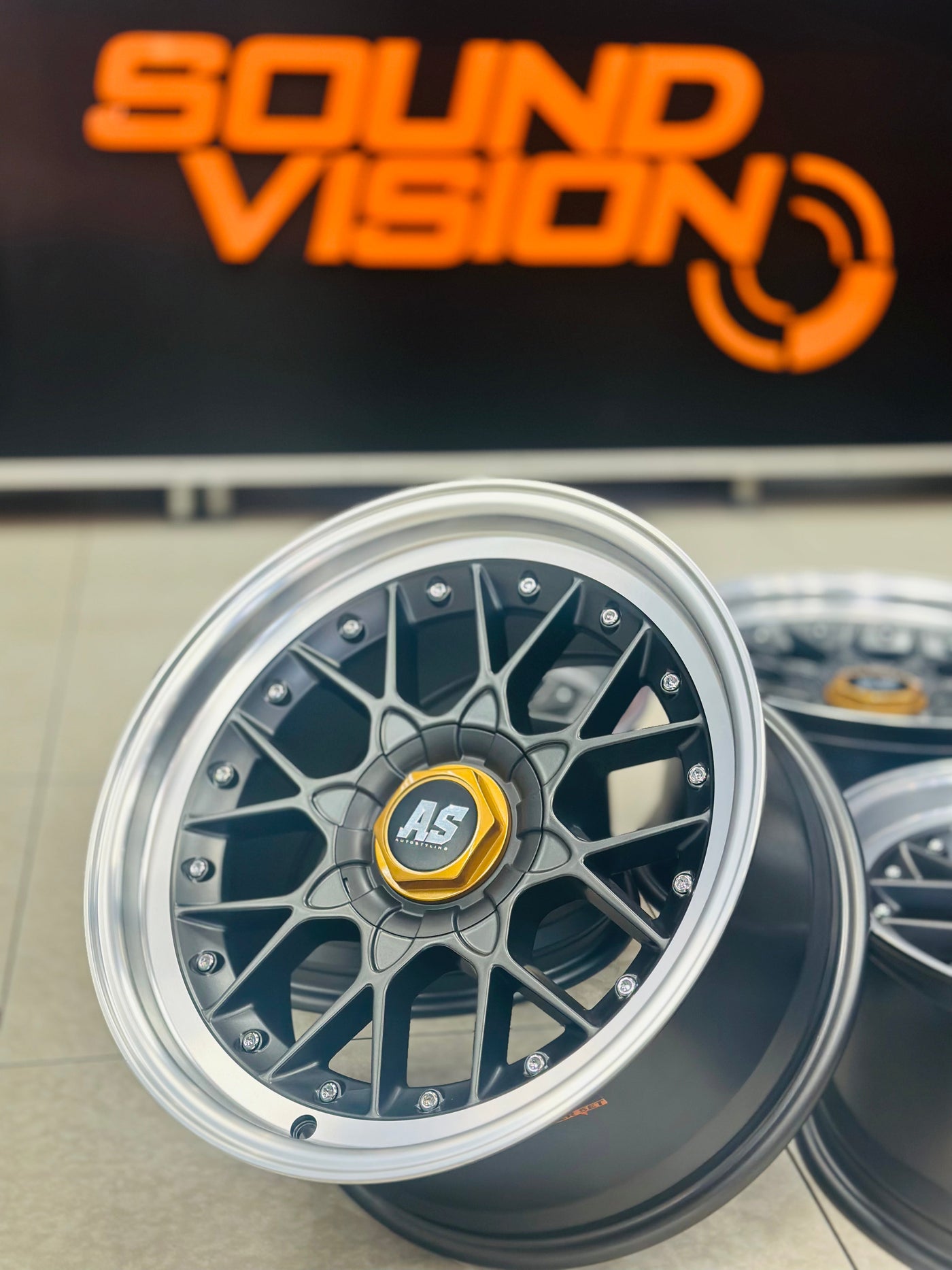 17” AS BBS 506 4/100 & 5/100 matt grey wheels