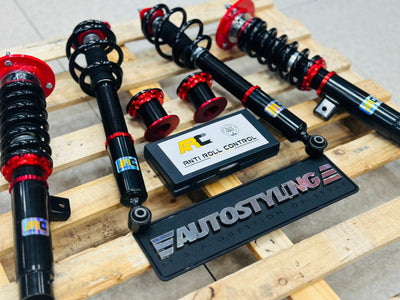 ARC PRO VERSION COILOVERS WITH CAMBER  BMW E46 METAL MOUNTING