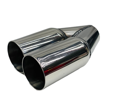 CHROME TAILPIECE C/OFF STRAIGHT