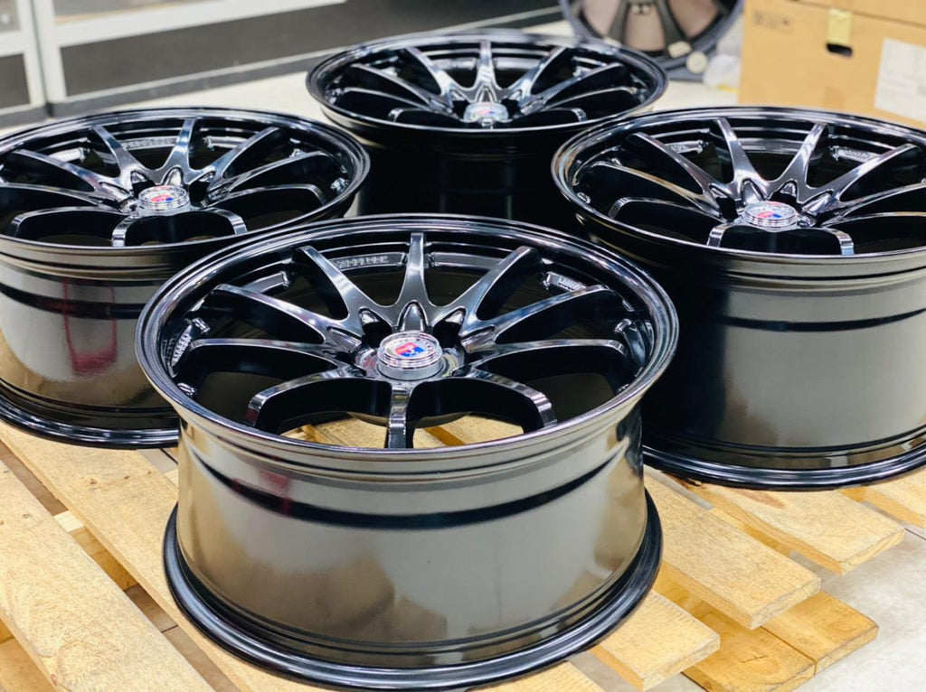 18” AS- CE28  5/114 GLOSS BLACK