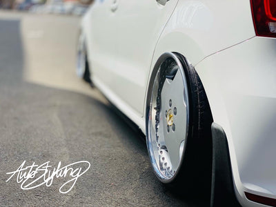 17” WORK RYVER 3 pce split wheels 4x100 pcd