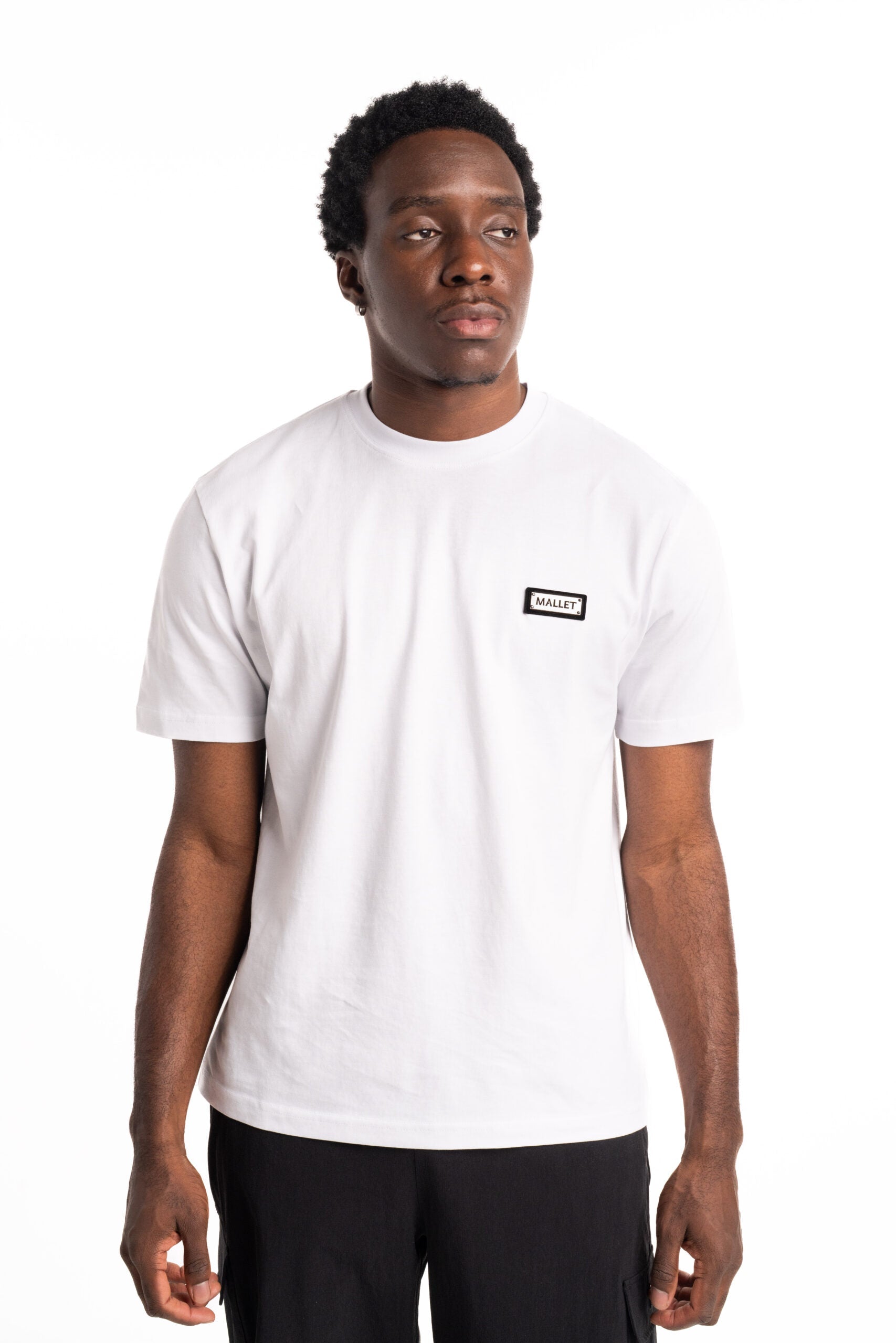 Mallet Men’s Plaque Tee Organic ORG252 TEE05 WHTX