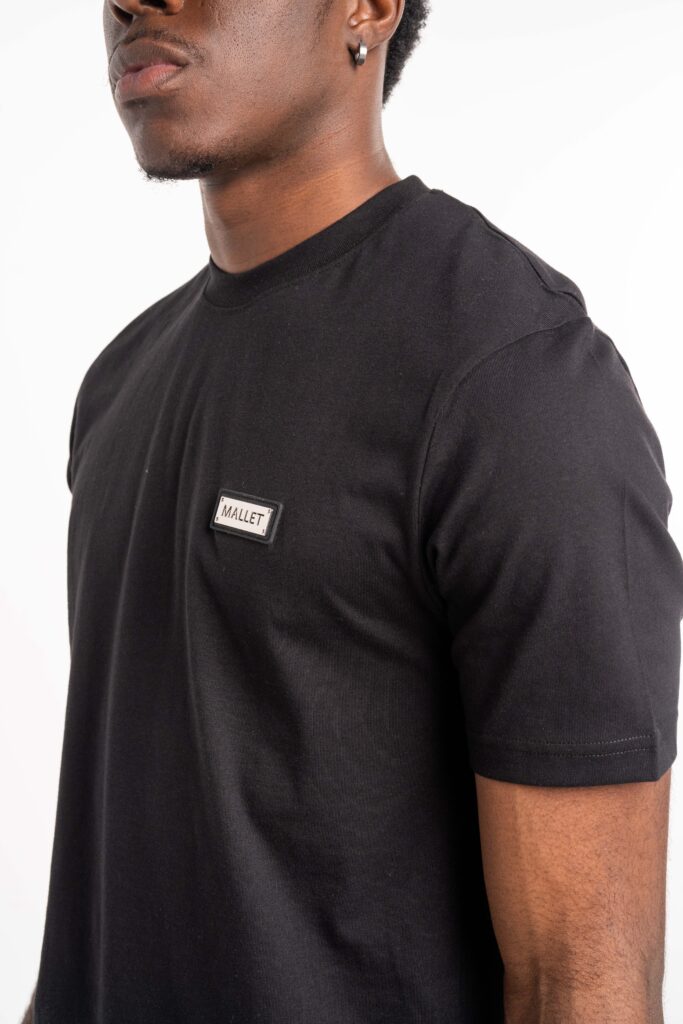 Mallet Men’s Plaque Tee Organic ORG252 TEE05 BLK