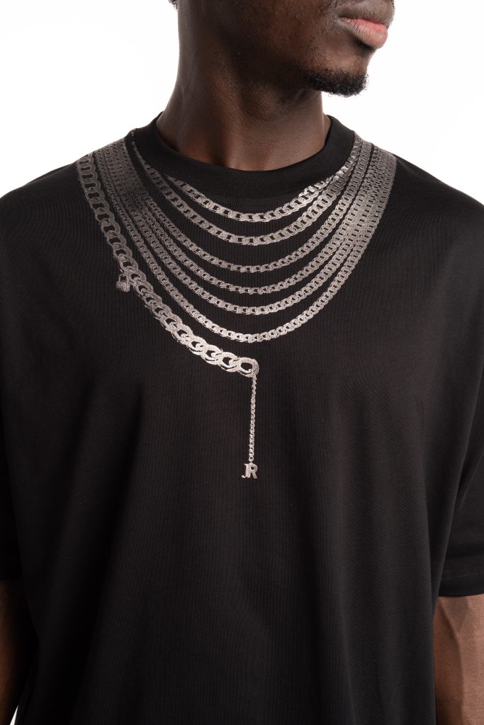 John Richmond Men’s T Shirt Over Britta RMA24136TSIT Black