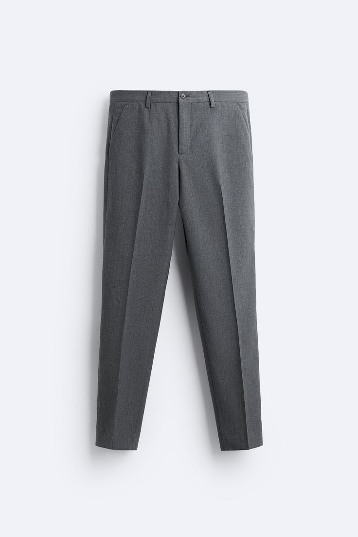 Men's Solid Color Drawstring Waist Straight Leg Casual Pants