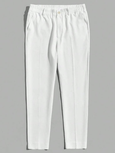 Tween Boy Casual Sports College White Trousers