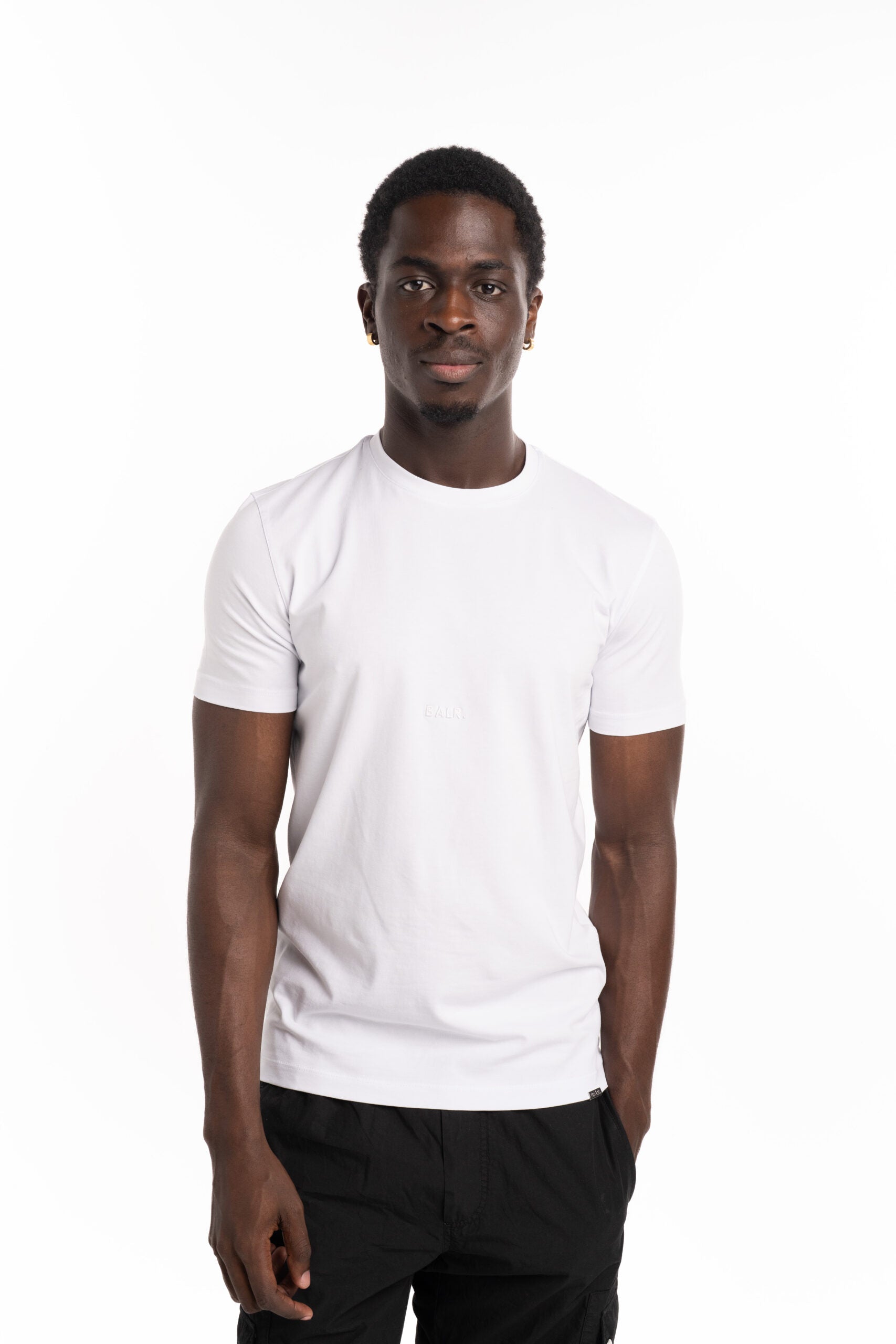 (Core) BALR Men’s Logo Slim T Shirt B1112.1280 Bright White