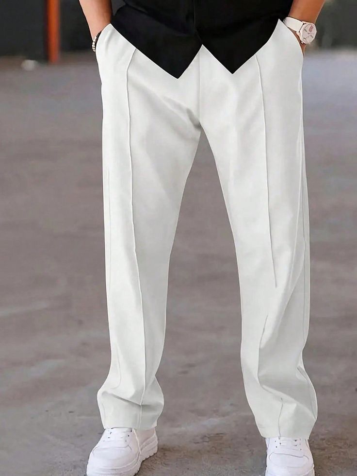 Tween Boy Casual Sports College White Trousers