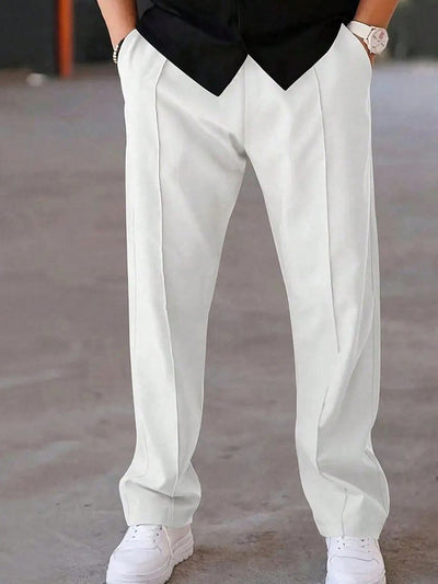 Tween Boy Casual Sports College White Trousers