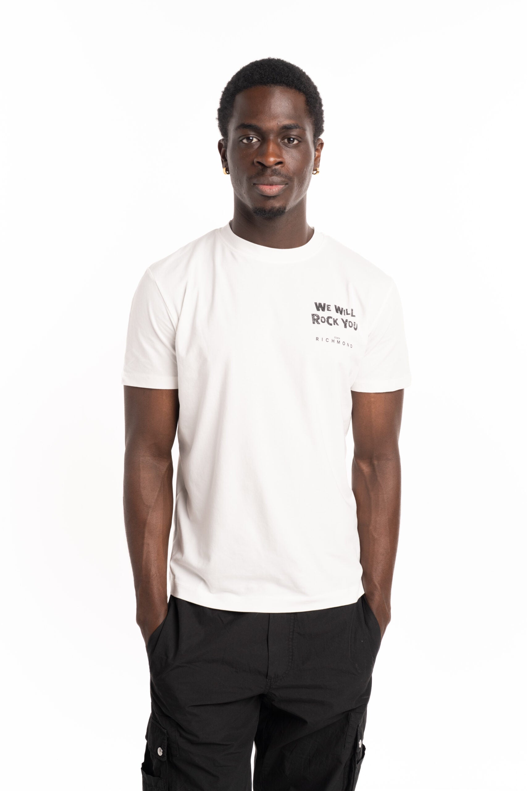 John Richmond Men’s Renens T-Shirt | HMP25023TSOF Off White