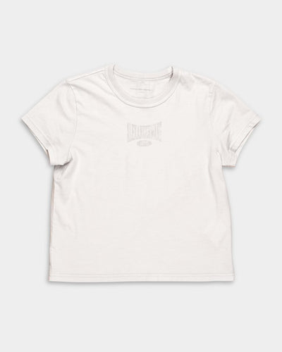 Alexander Wang Graphic Shrunken Tee Dirty White 4CC2251540 132