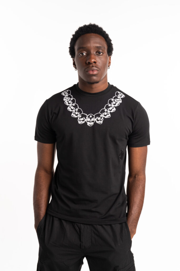 John Richmond Men’s Zaika Slim T-Shirt | RMP25241TSTG Black