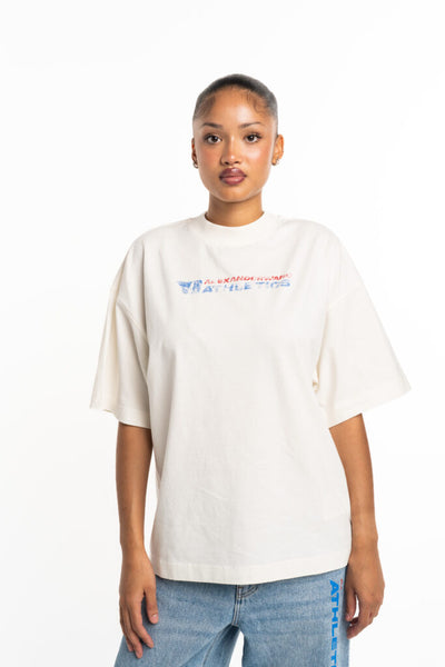 Alexander Wang Graphic Unisex SS Tee Vintage White UCC2251835 120