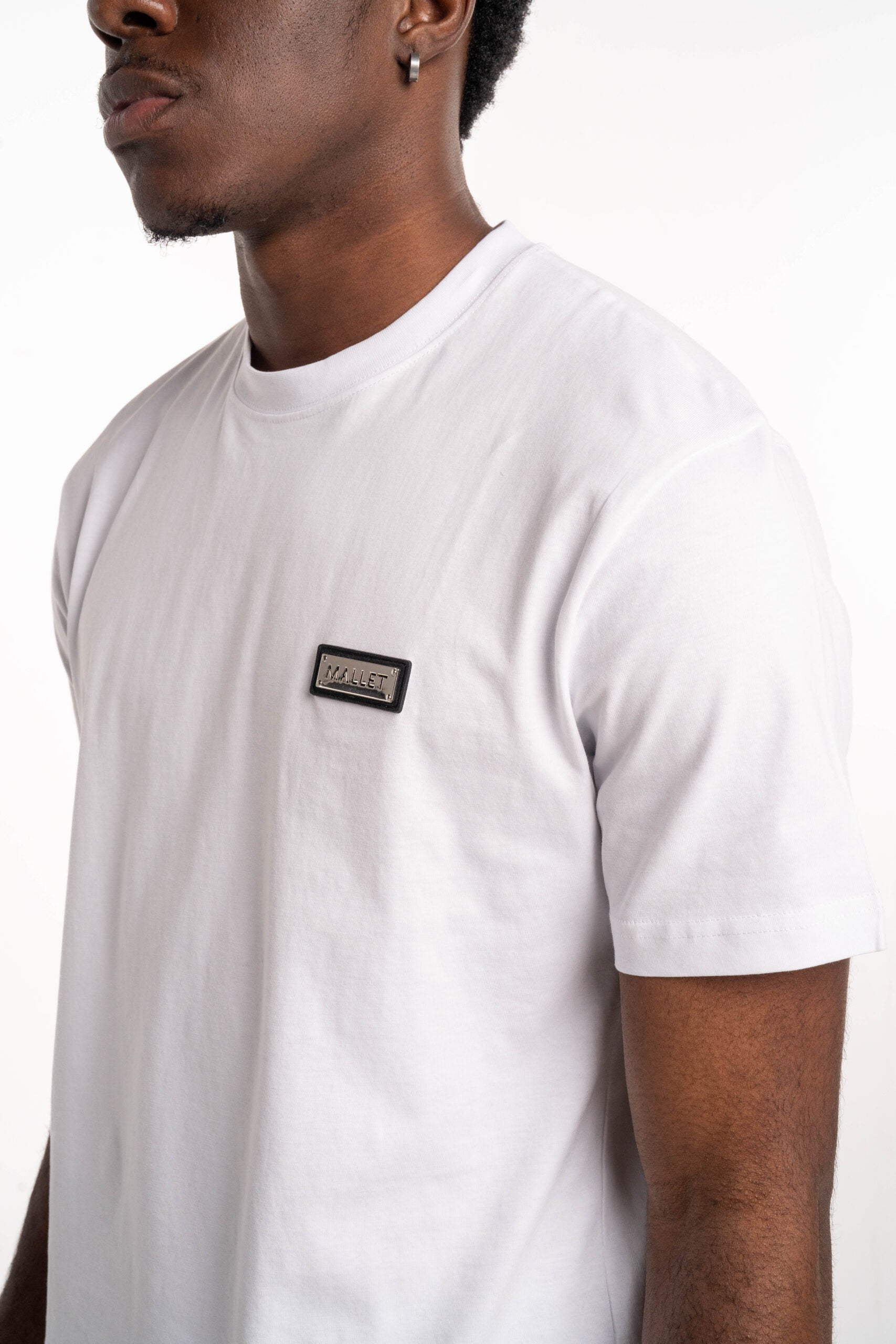 Mallet Men’s Plaque Tee Organic ORG252 TEE05 WHTX