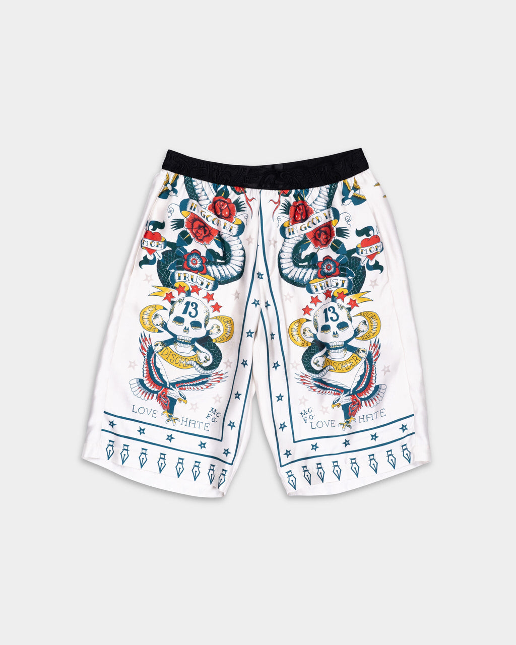 John Richmond Men’s Nahiri Bermuda RMP25134BE Fl Rose