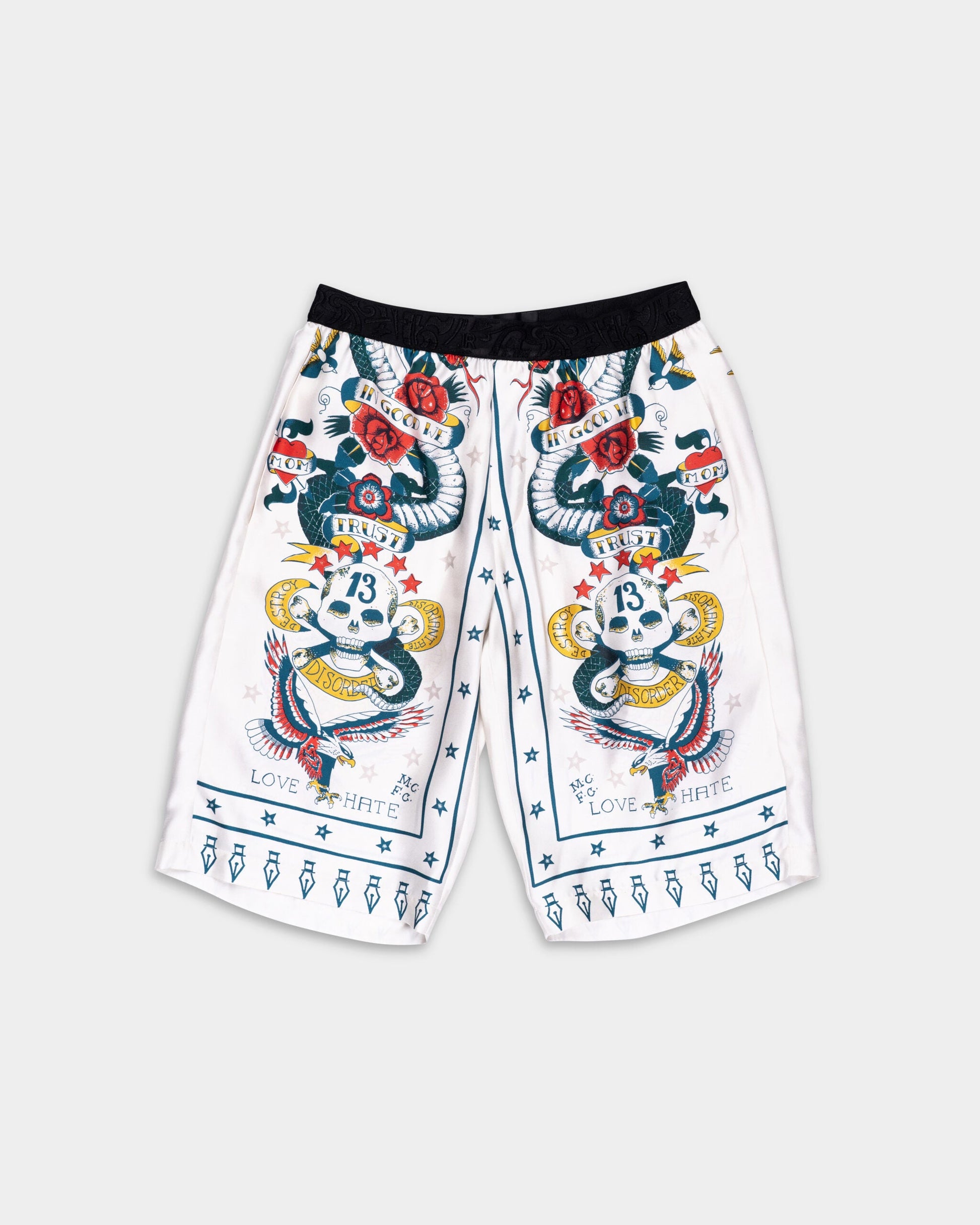 John Richmond Men’s Nahiri Bermuda RMP25134BE Fl Rose