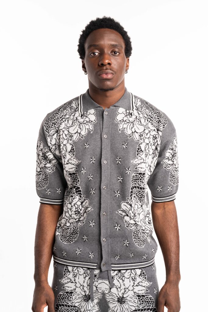 John Richmond Men’s Pasim Sweater RMP25189MA Grey