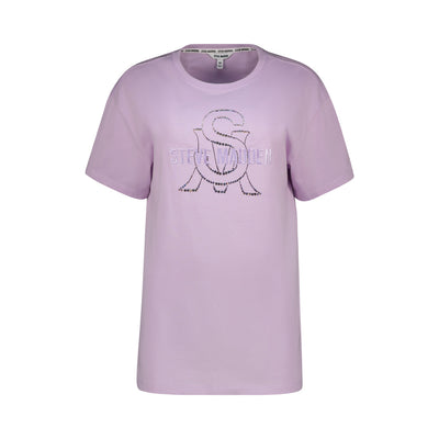 PAYTON LADIES KNITTED T-SHIRT LILAC