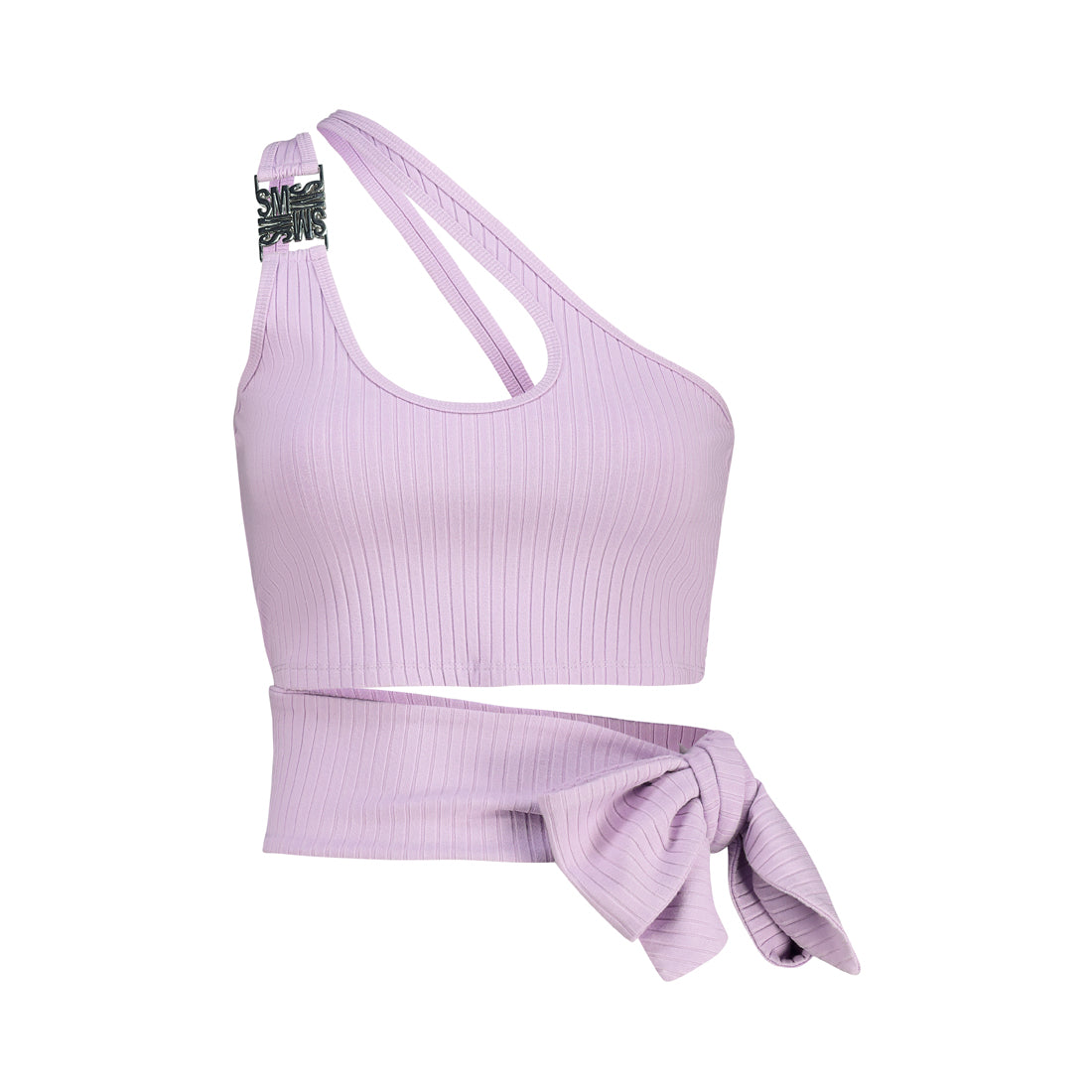 CLAIRE LILAC A-SYMERTRICAL STRAPPY TOP